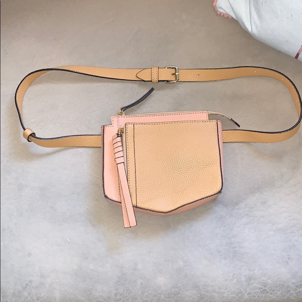Elia faux leather belt bag